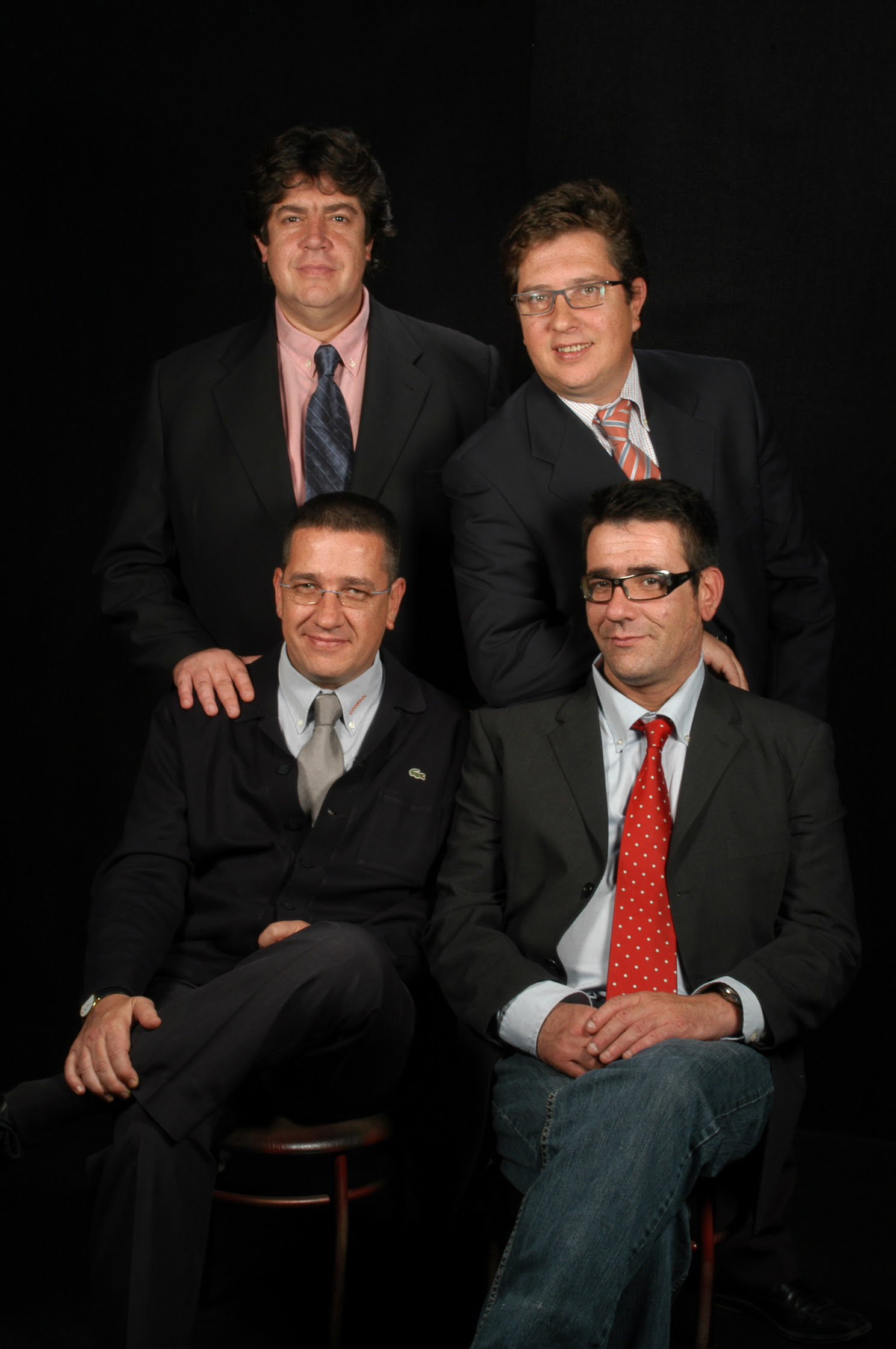 Srs. José Antonio, Gabriel, Alejandro i Enrique Sanz Cubero